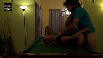 A Mature And Busty Wife Enjoys Rough Pool Table Sex With Her Husband