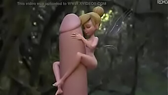 Tinker Bell Zažívá Intenzivní Sexuální Setkání S Velkým Penisem V 3d Hentai.