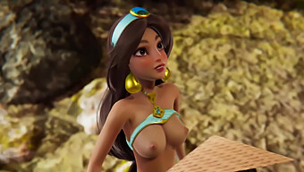 Raya'S 3d Disney Adventure With Jasmine'S Futa Creampie