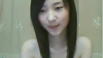 Young Chinese Girl Pleasures Herself On Webcam