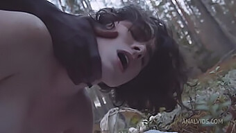 Darcy Dark'S Intense Anal Adventure With A Big Black Cock In The Woods