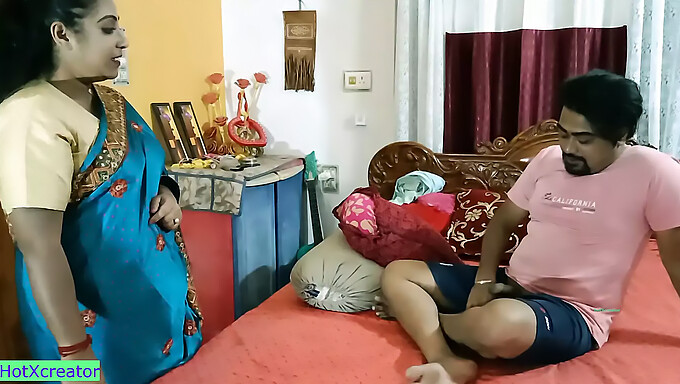 Fantasi Cuckold Bhabhi Asia Dipenuhi Dengan Menelan Air Mani Dan Bdsm