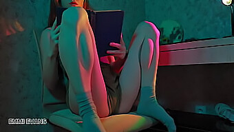 A Petite Redhead'S Steamy Self-Pleasure Session Inspired By Literature