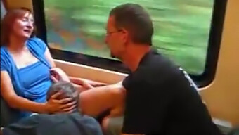 German Train Ride Turns Into Steamy Threesome With Public Nudity