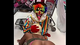 A Clown Receives Oral Sex In A Party Setting