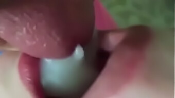 Redhead'S Mouthful Of Cum In Hd