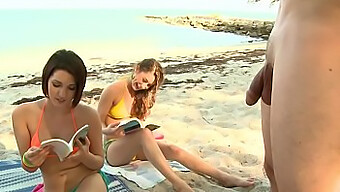 Brandy Belle And Her Friends Indulge In Beachside Pleasure And Naughty Fun