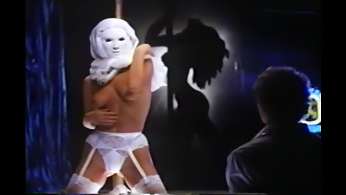 American Stripper Performs Erotic Dance And Chokes Tied Man