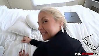 Mature Blonde Milf Seeks Fresh Encounter With Her Young Son