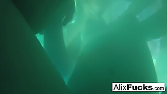 Secretly Recorded Lesbian Fun With Alix And Jenna Underwater