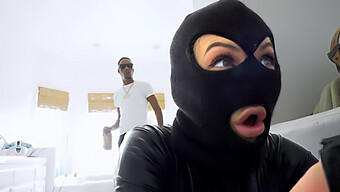 Adira Allure, A Well-Endowed Thief, Gets Gangbanged By Three Large Black Penises In Reality