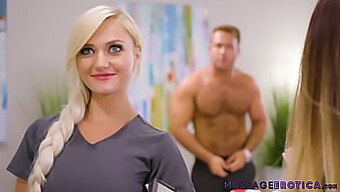 Morgan Rain'S Sensual Massage Turns Into Steamy Sex Session With A Client