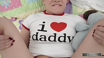 Teen Daughter Wants To Play With Daddy'S Big Cock For Father'S Day