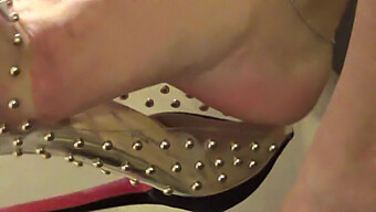 Sole Lovers Rejoice: Mature Feet In Pvc Shoes Are Tired And Sweaty