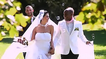 Interracial Wedding Turns Into Passionate Lovemaking