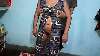 Indian Teen Gets Naughty With Her Neighbor'S Hot Aunty In Homemade Video