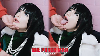 Fubuki Cosplay Transforms Into Your Submissive Lover - One Punch Man Inspired Role-Play