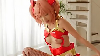 Seks Cosplay Remaja Dengan Gadis Cinderella Mika A Dan Jougasaki Dalam 4k