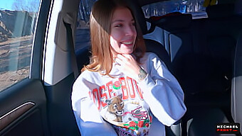 Russian Teen Hitchhiker Agrees To Deepthroat And Swallow For Money - Mihanika69 And Michael Frost