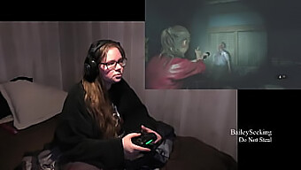 Watch A Busty Bbw Strip Down And Play Through Resident Evil 2