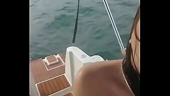 Sexy Boat Sex With A Hot Couple